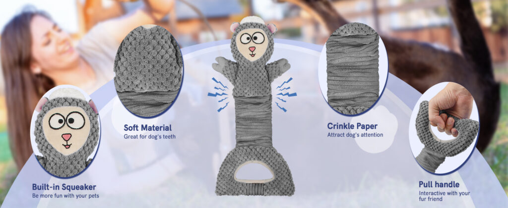 Dog Squeak Interactive Pet Toy Product Details