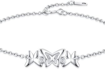 Zoesky Butterfly Heart Bracelets