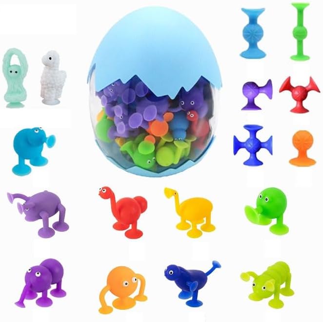 38-Piece suction cup bath toy set