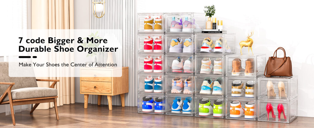 Thicken & Sturdy Clear Shoe Storage Organizer Product