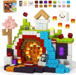 FNGO 100 pieces of children's magnetic toy building blocks